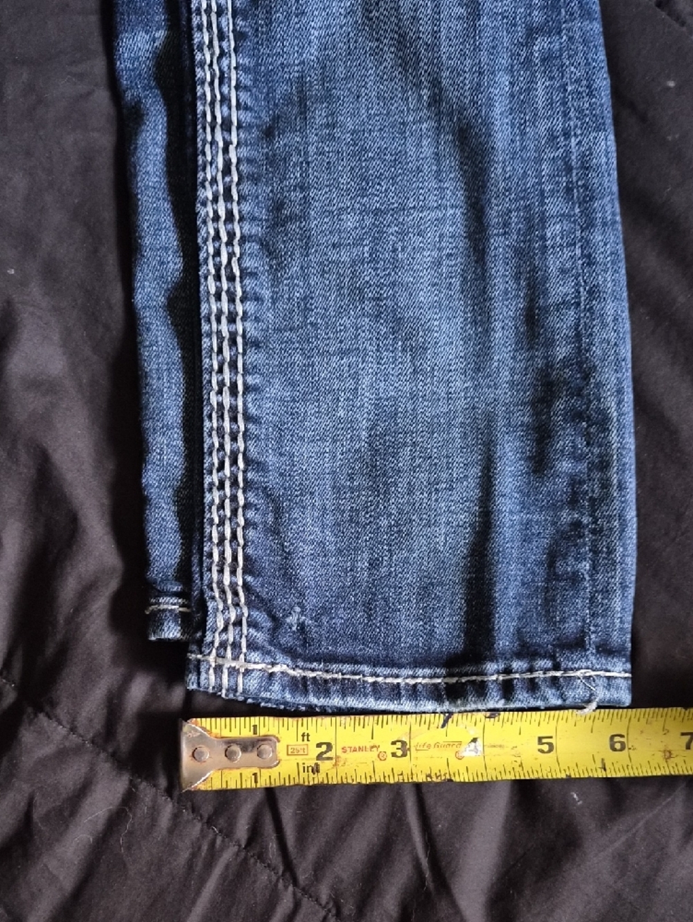 Rock Revival Blue Embroidered Pocket Ankle Jeans - Picture 9 of 9